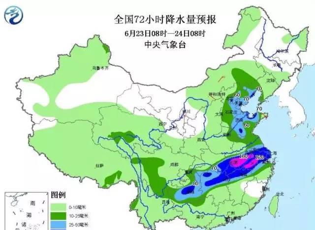 瞧这冲破天际的降雨量预报