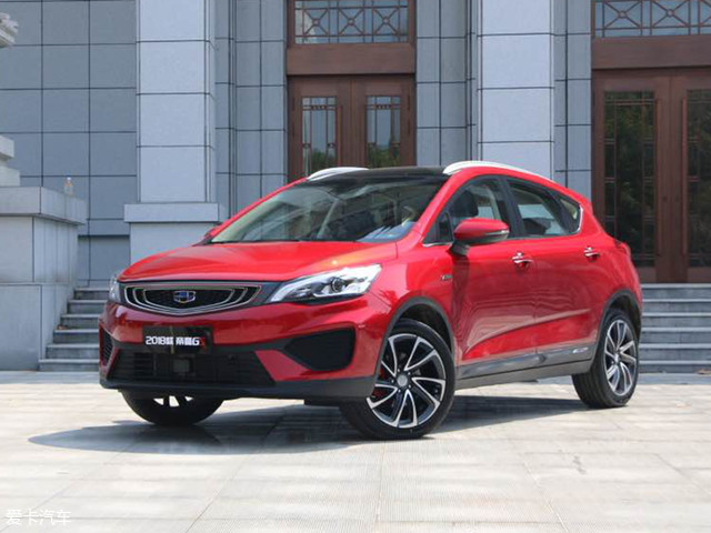 2018款吉利帝豪GS亮相 将4月中旬上市