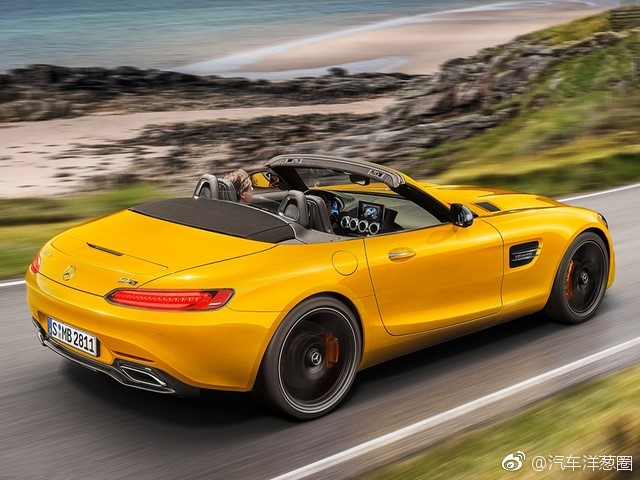 AMG GT S Roadster官图！相比AMG GT S硬顶版车型