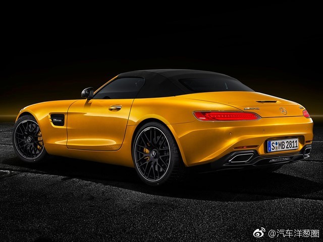 AMG GT S Roadster官图！相比AMG GT S硬顶版车型