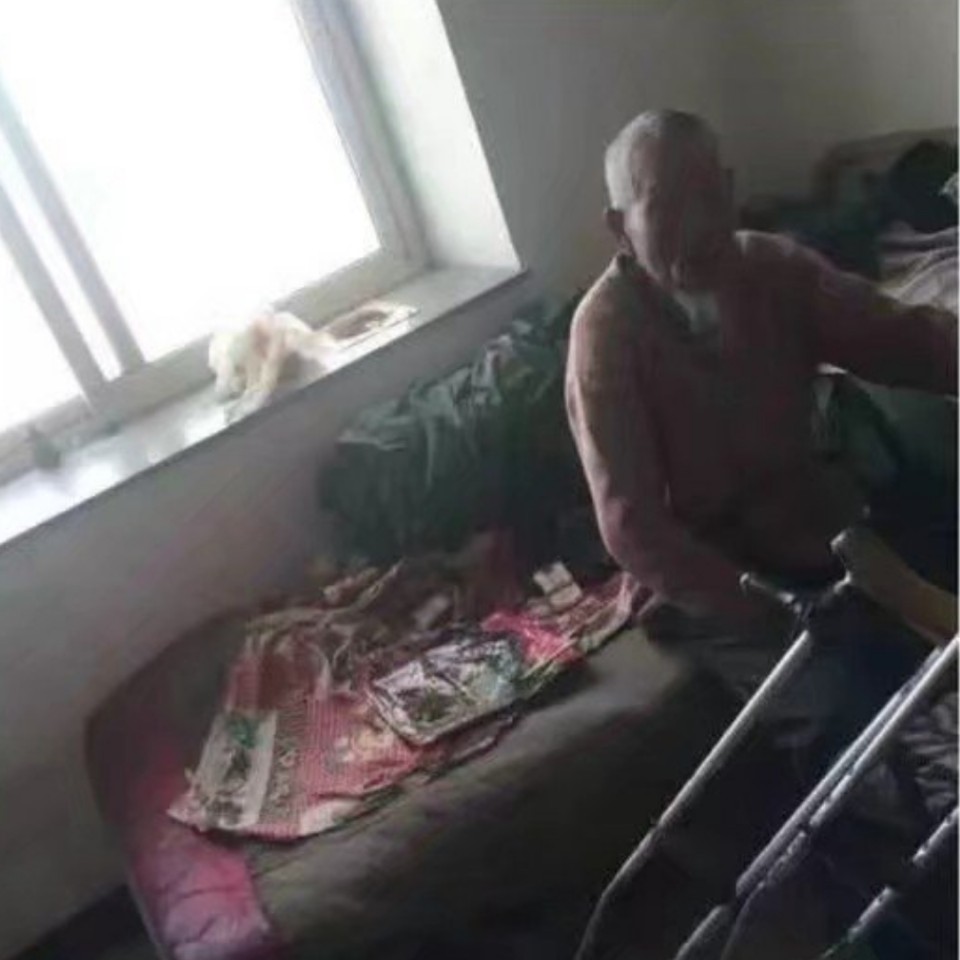 保定一敬老院老人双脚溃烂长活蛆