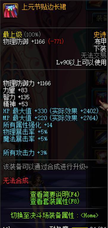 DNF热门套装盘点--上元节祭奠