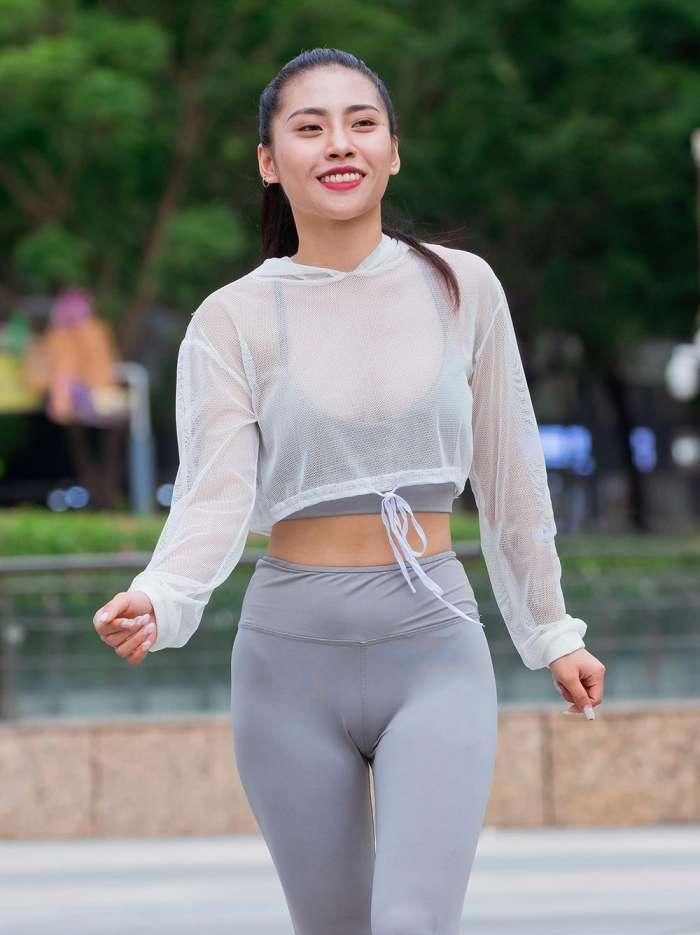 跟一般紧身裤差不多.