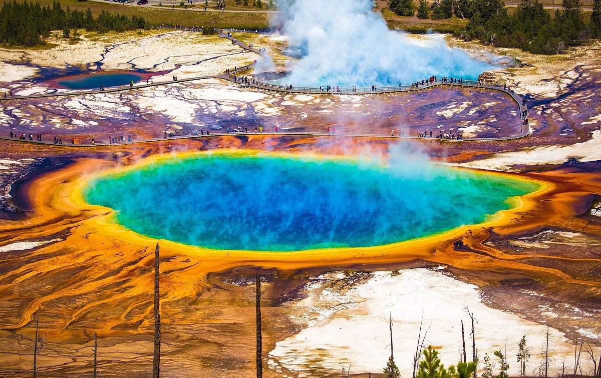 走近大棱镜温泉, 那是一种照片上看不到、身临其境的美妙感受