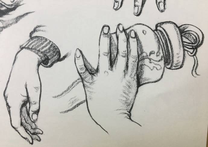 速写手部结构详解,送给学速写的童鞋们!