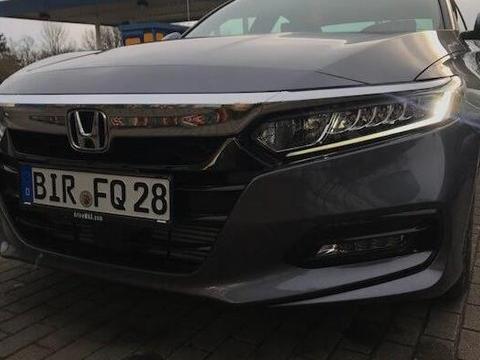 全球首台上德国牌的10代本田雅阁，期待国内早日上市，帅得掉渣