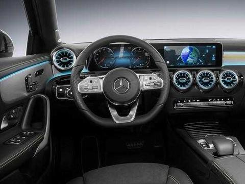 奔驰发布的全新A级内饰