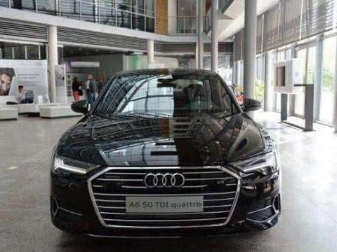 全新奥迪A6到店实拍，外观不输帕拉梅拉，5系只能靠降价来自保了