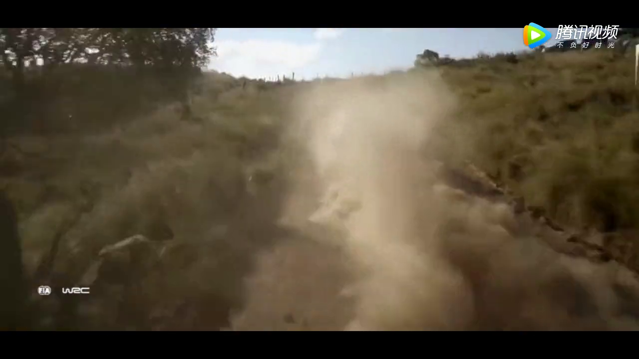 空中拍摄2018赛季WRC阿根廷，汽车拉力赛