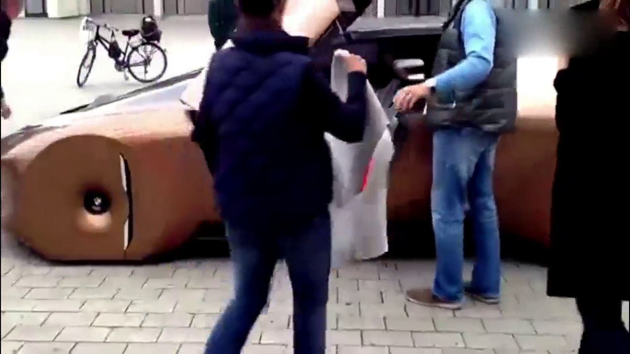 概念宝马车上路了，概念车未来有可能量产