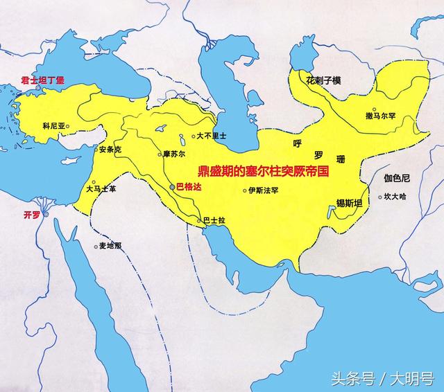 西辽君主世系图——共传三世,击败塞尔柱帝国称霸中亚