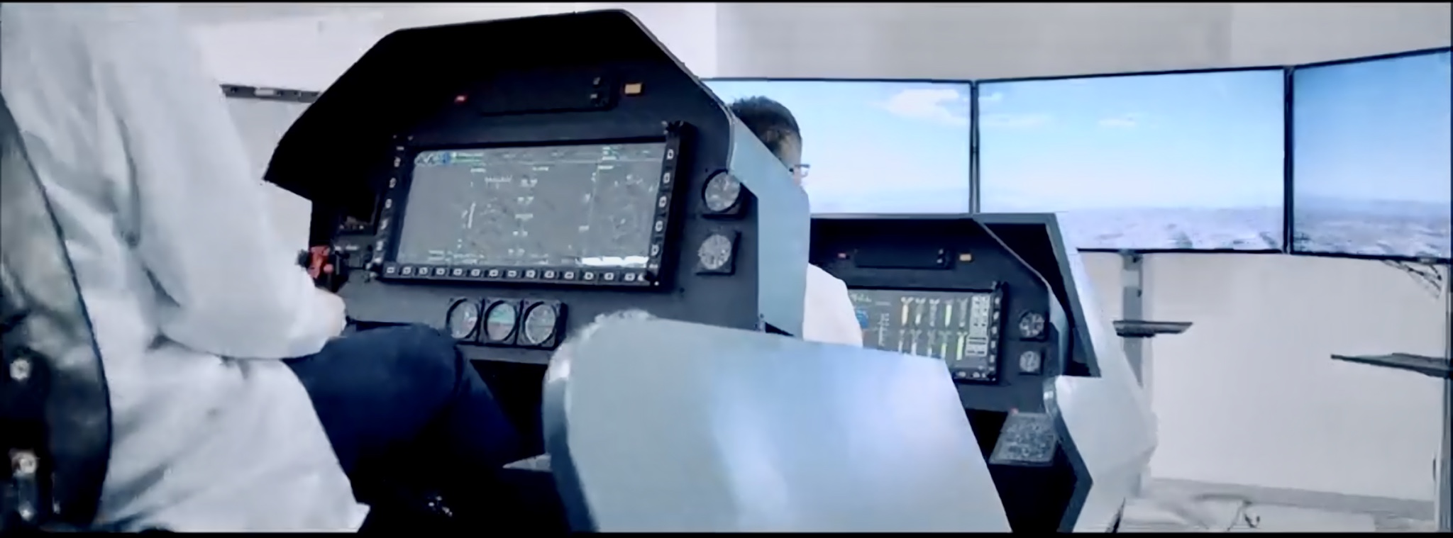 据说是歼16的座舱图.