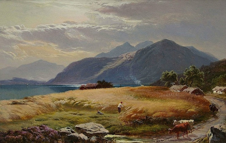 英国风景画家西德尼·理查德·珀西油画作品欣赏