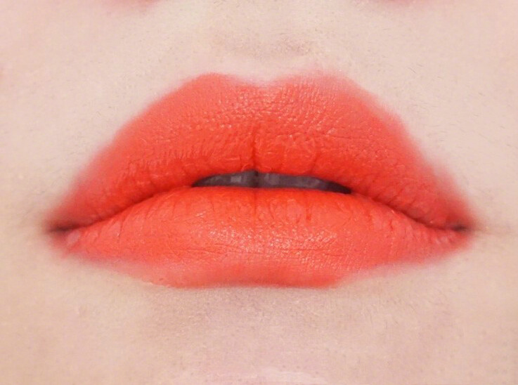 『MAC魅可』家经典唇膏色号morange试色