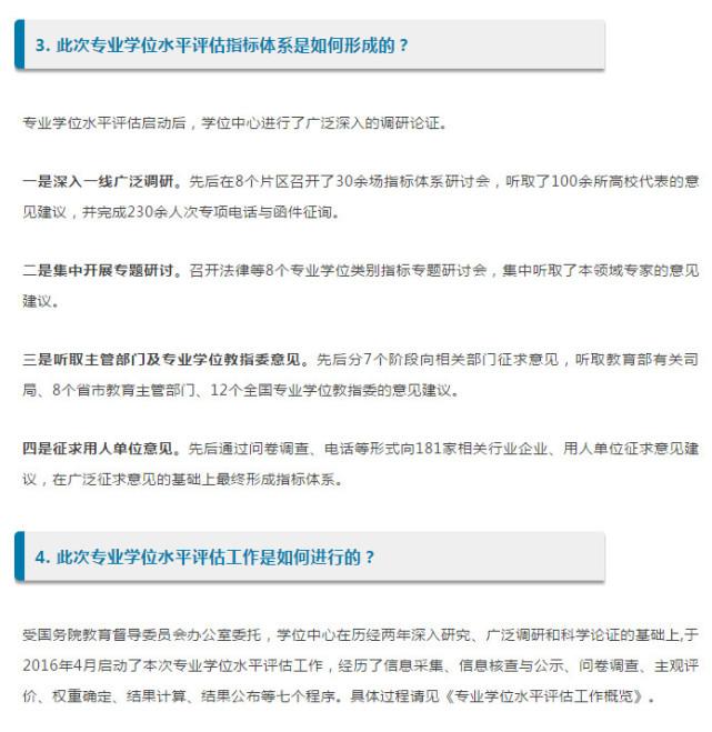 快看! 全国首次专业学位水平评估, 四川9所院校