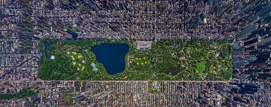 镜头下: 世界各国著名城市航拍照, 差距一眼就可