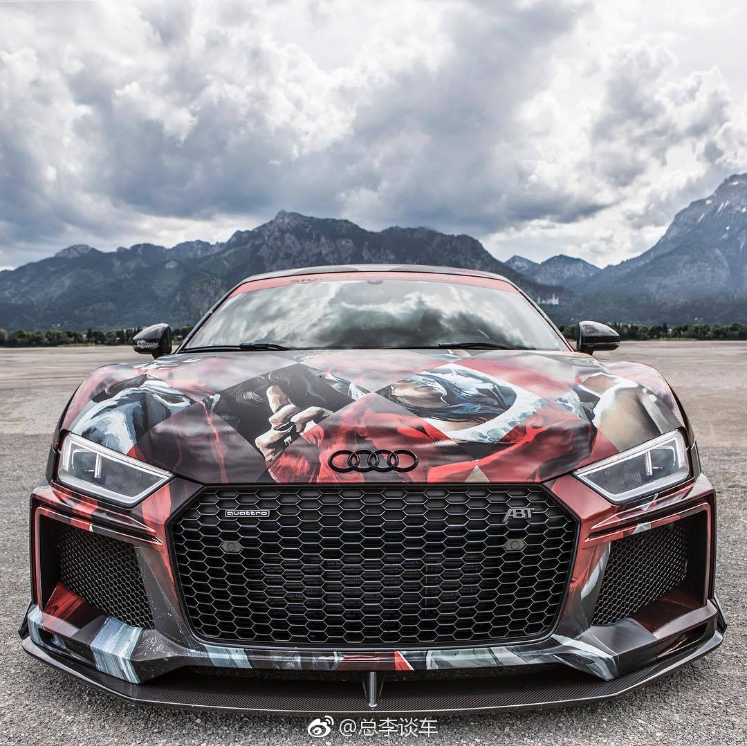 奥迪R8，景美车更美！