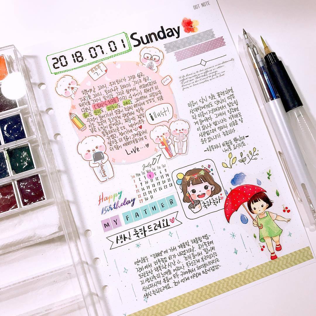 实用又可爱的手帐排版每一天都安排的明明白白 手帐er快看过来呀~~~