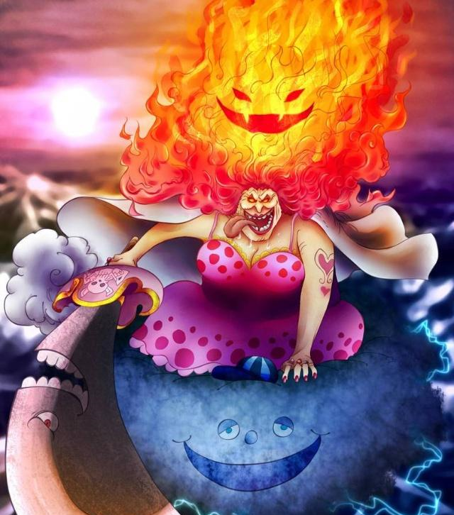 海贼王动画863集四皇大妈开启最强形态,甚平与她在桑尼号对战