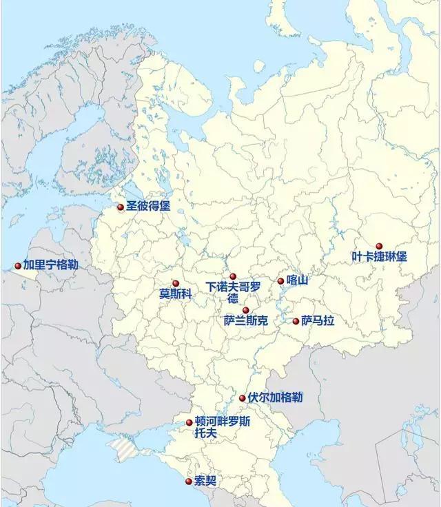 2018俄罗斯世界杯就要来了,64场比赛 11个城市