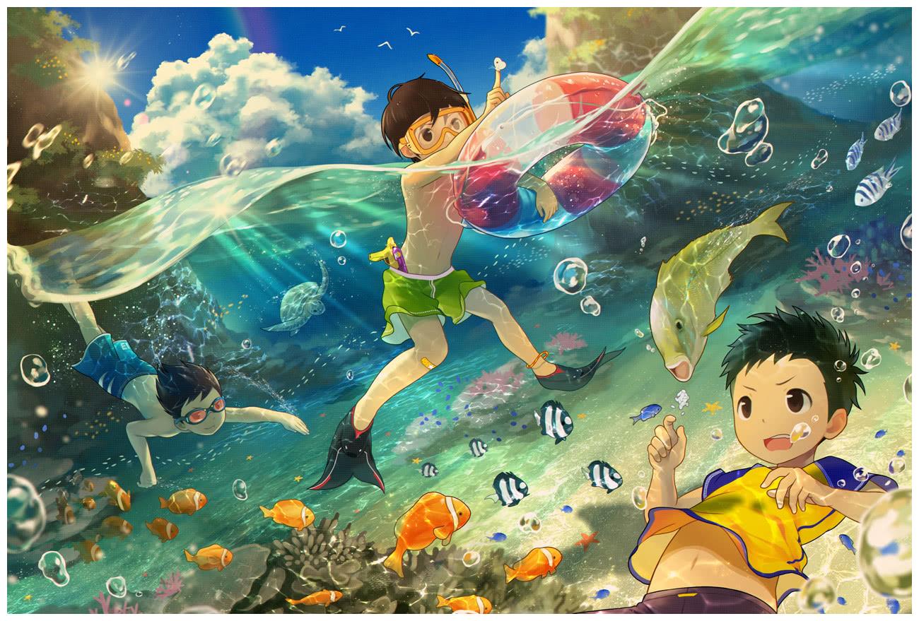 日本插画家是一群颇具儿童兴趣的插画!看完之后，你思念童年吗?