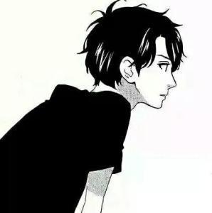 帅气纯黑白色动漫男生头像集锦,拿走备用吧