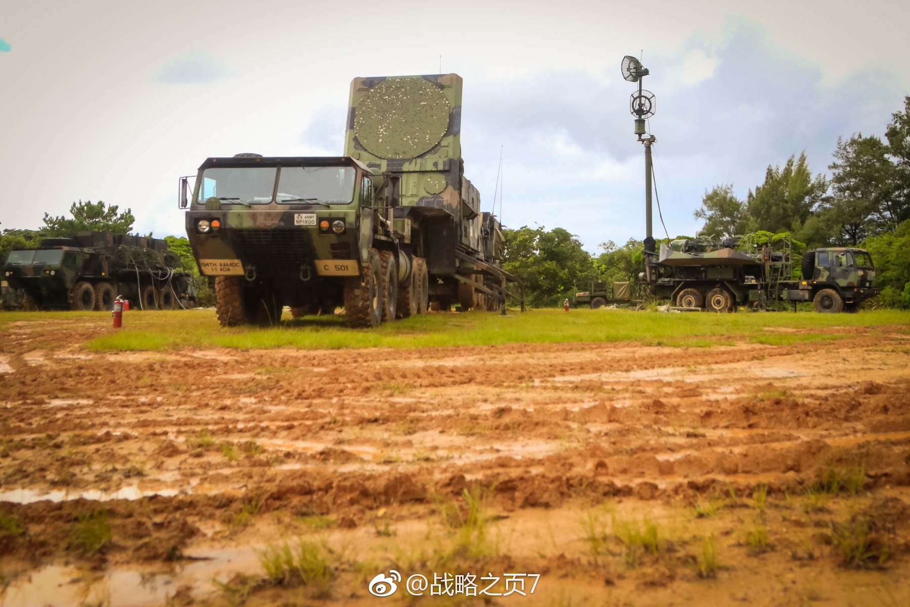 近日美国陆军在日本冲绳嘉手纳空军基地建立了