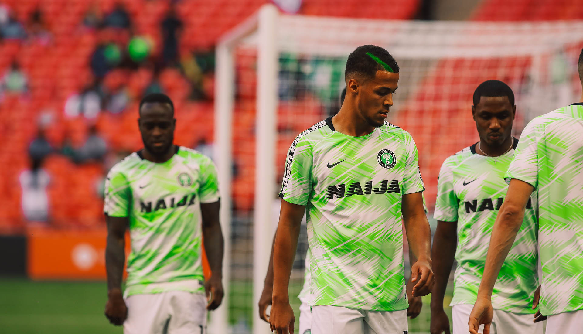 来自英格兰VS尼日利亚热身赛现场的一些图片