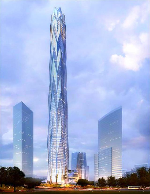 高楼,高度超成都蜀峰468、重庆国际金融中心!