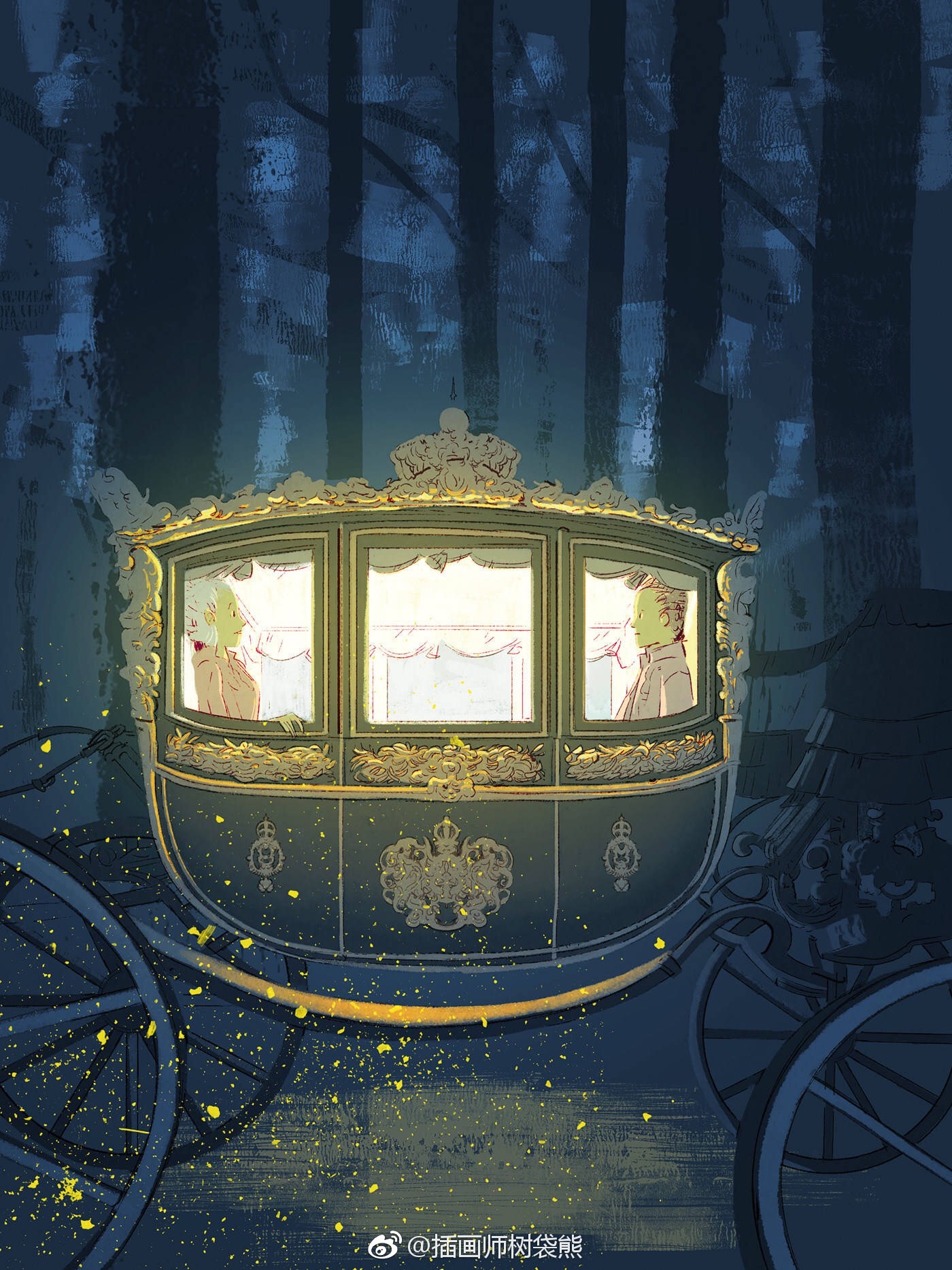 西班牙巴塞罗那插画师 Oriol Vidal《玛丽皇后》