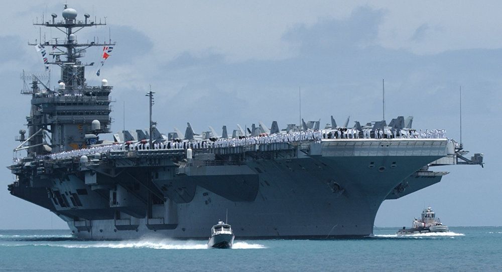 美国海军强大到什么程度?可以单挑任何一个国