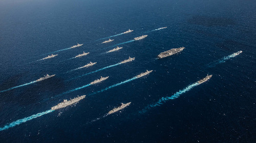 珠海航展歼10B验证矢量推力,美日利剑2019军