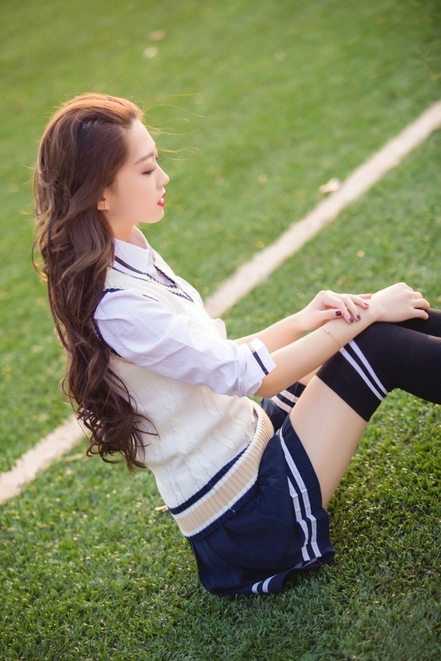 校花女神学生制服青春活力生活照写真