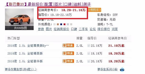 全时四驱的SUV，纯进口身份起售价不足19万