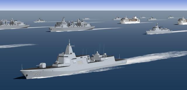 2019海上大阅兵:双航母编队是最大看点!