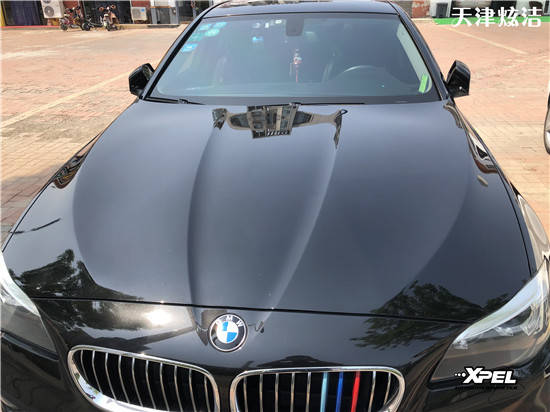 宝马5系装贴XPEL隐形车衣-天津炫洁完美施工