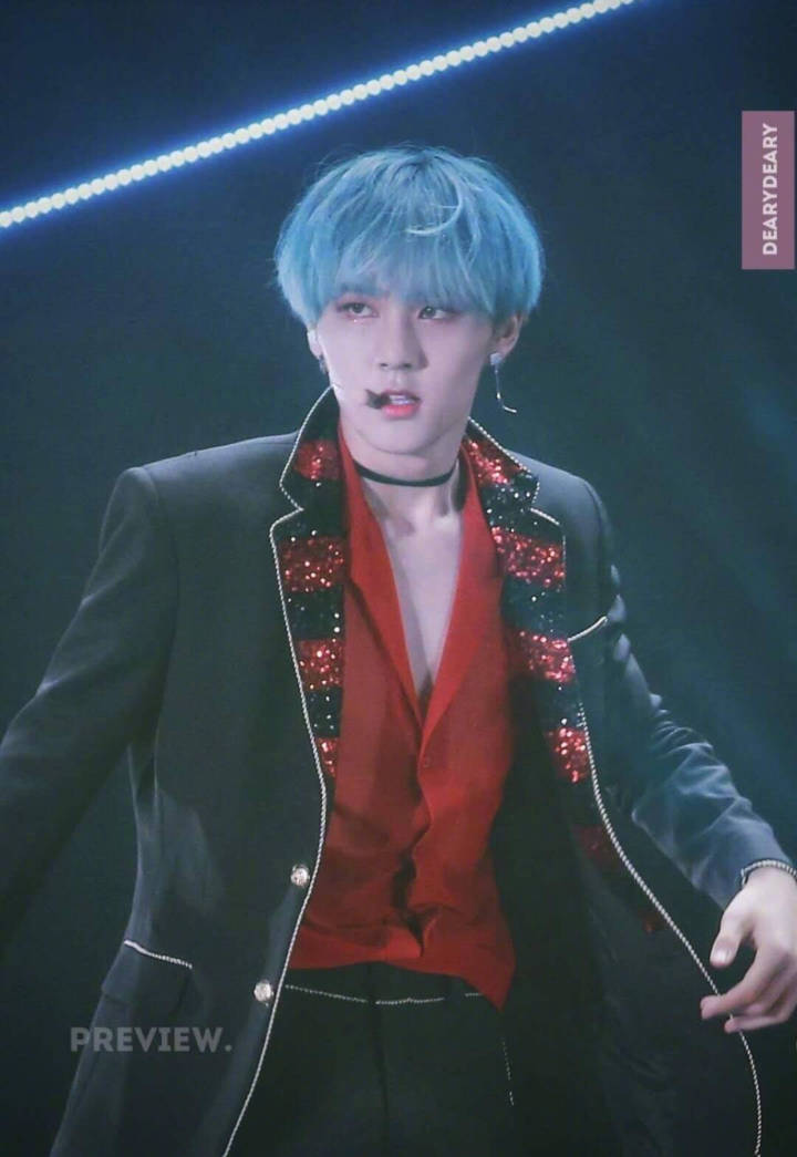 乐华七子广州见面会 造型朱正廷 范丞丞 Justin