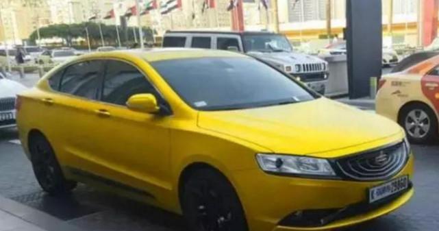 在迪拜最长脸的国产车, 电镀土豪金, 国外当宝国内却一片骂声