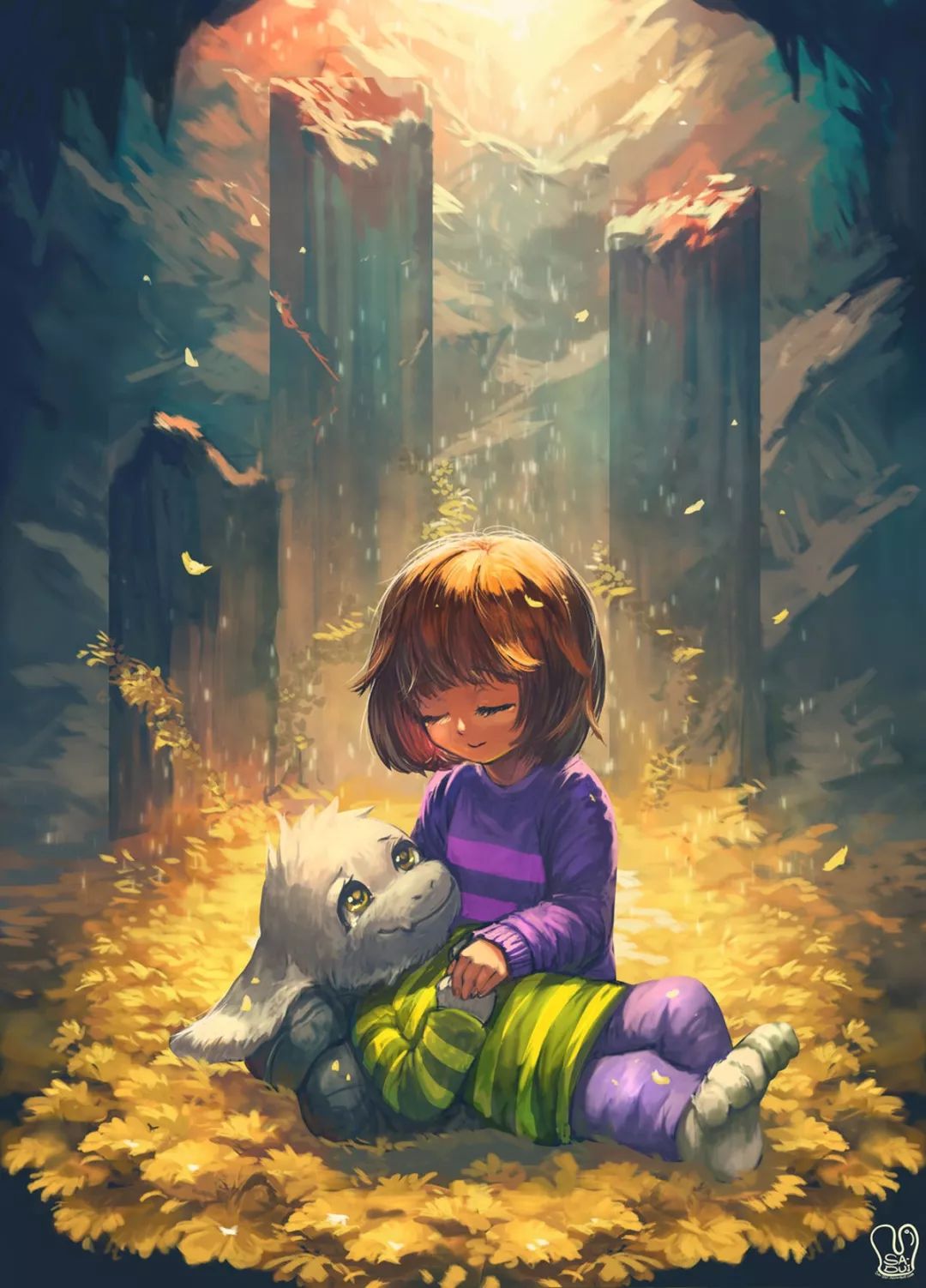 本期壁纸为frisk