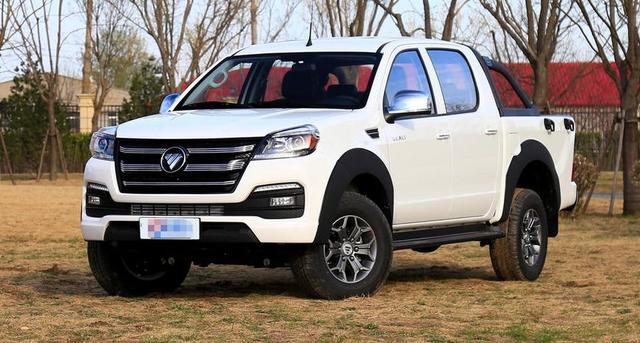 还在看猛禽?这皮卡车长5米6,2.8T配前置四驱,