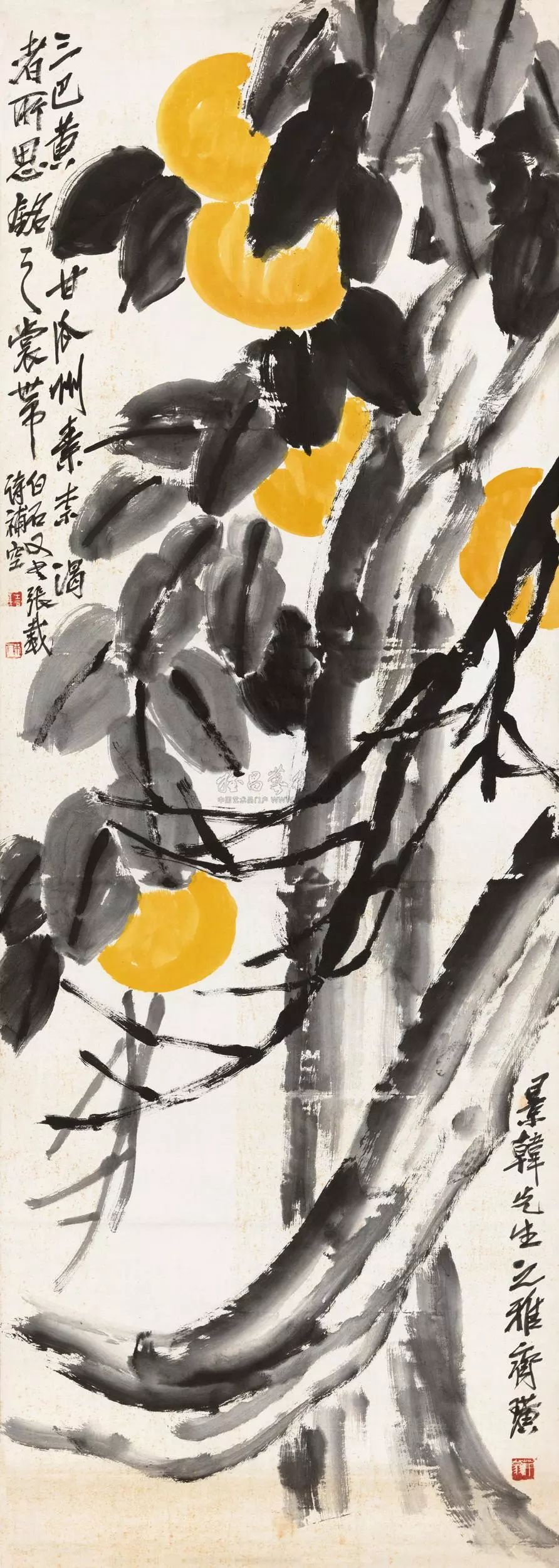 国画中的水果消暑解馋垂涎欲滴