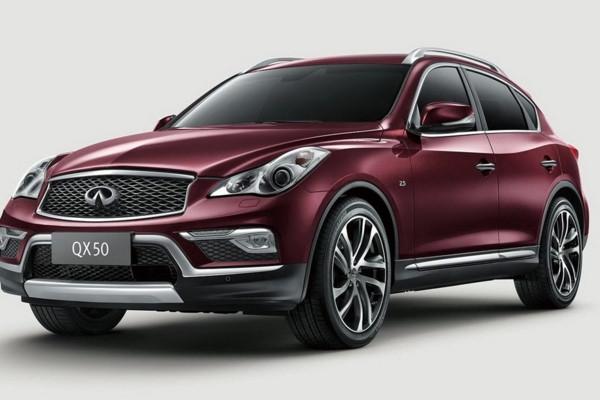尼迪QX50定位中型SUV车型 将于2018年5月量