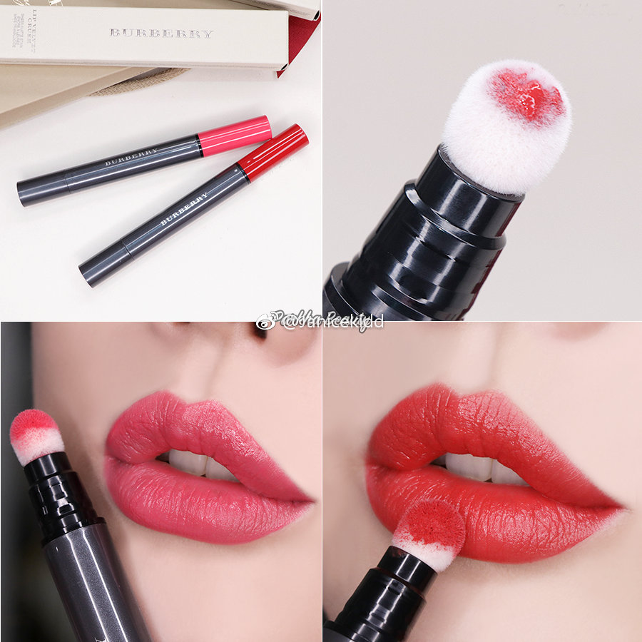 burberry lip velvet crush military red