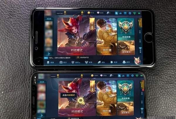 苹果X打王者荣耀 视野大这么多 太作弊了 不过