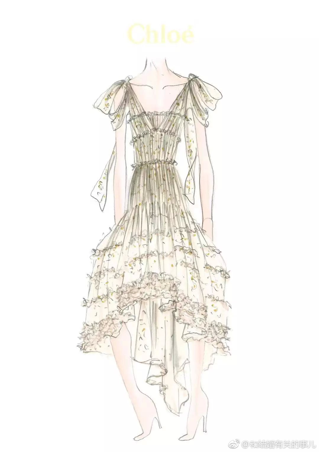 备受瞩目的晋嫣婚礼,大家都很好奇糖糖的婚纱