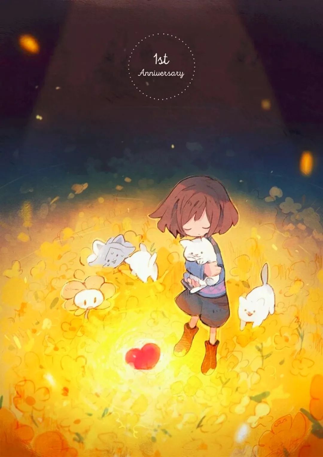 本期壁纸为frisk
