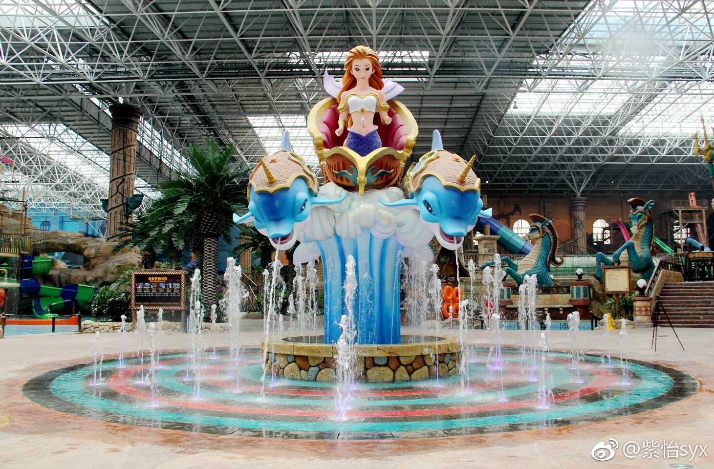 波塞冬水上王国,一个神话的世界。位于哈尔滨