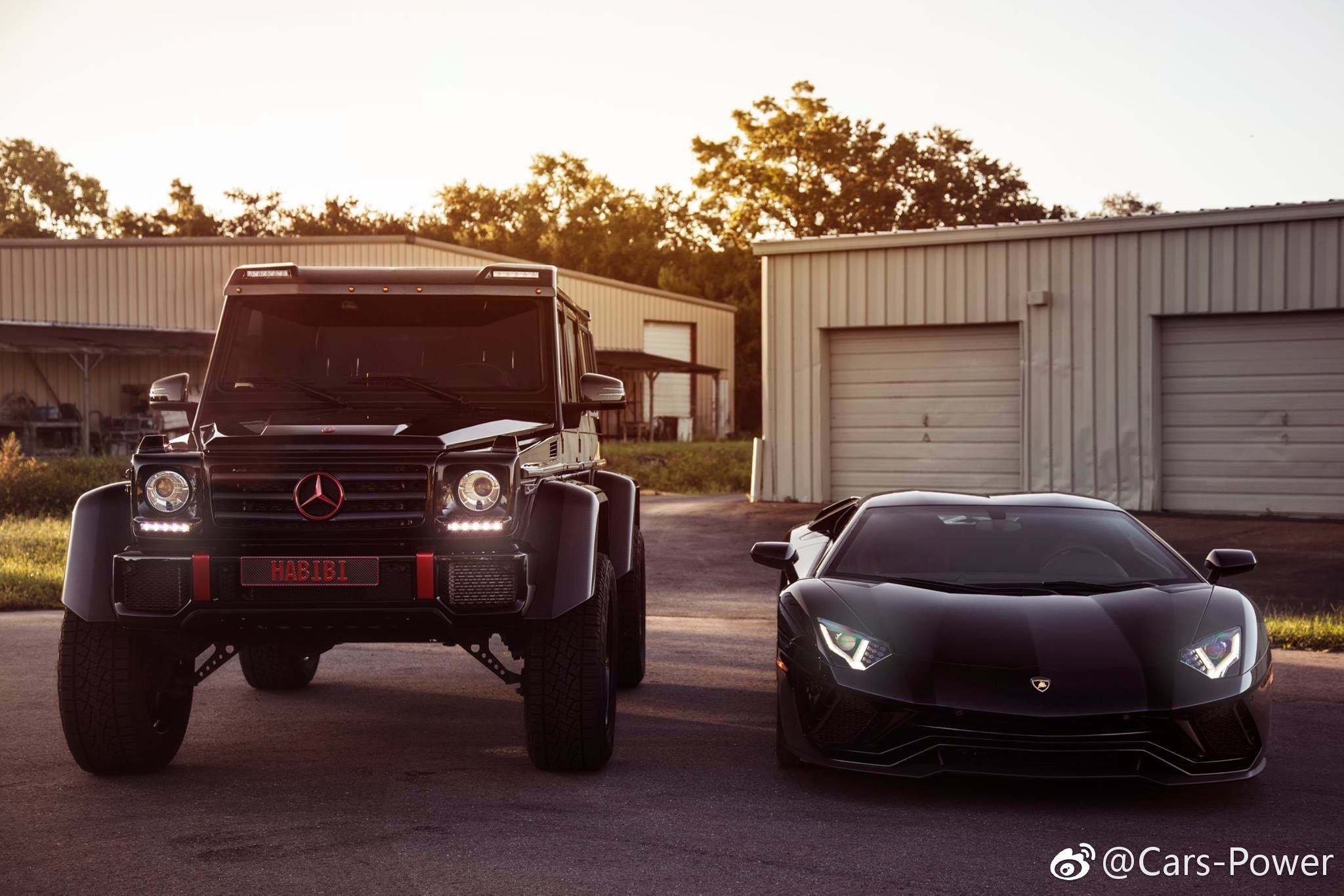 奔驰大G G550 4x4 & 兰博基尼大牛 Aventado