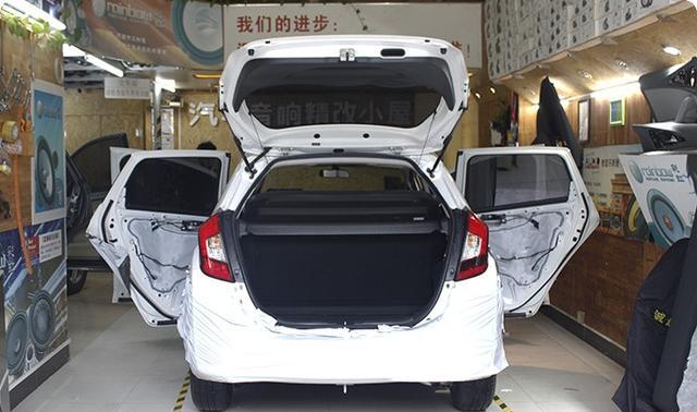 本田飞度全车隔音降噪 日本笛神隔音品牌 番禺汽车隔音