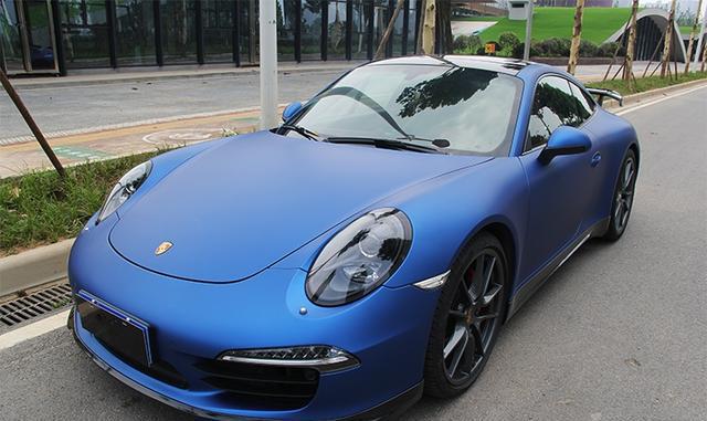 保时捷911升级案例｜Vorsteiner包围套件和金属蓝